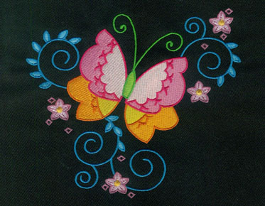 Embroidery Digitizing Butterfly Design